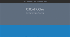 Desktop Screenshot of cliffordchiu.com