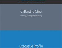 Tablet Screenshot of cliffordchiu.com